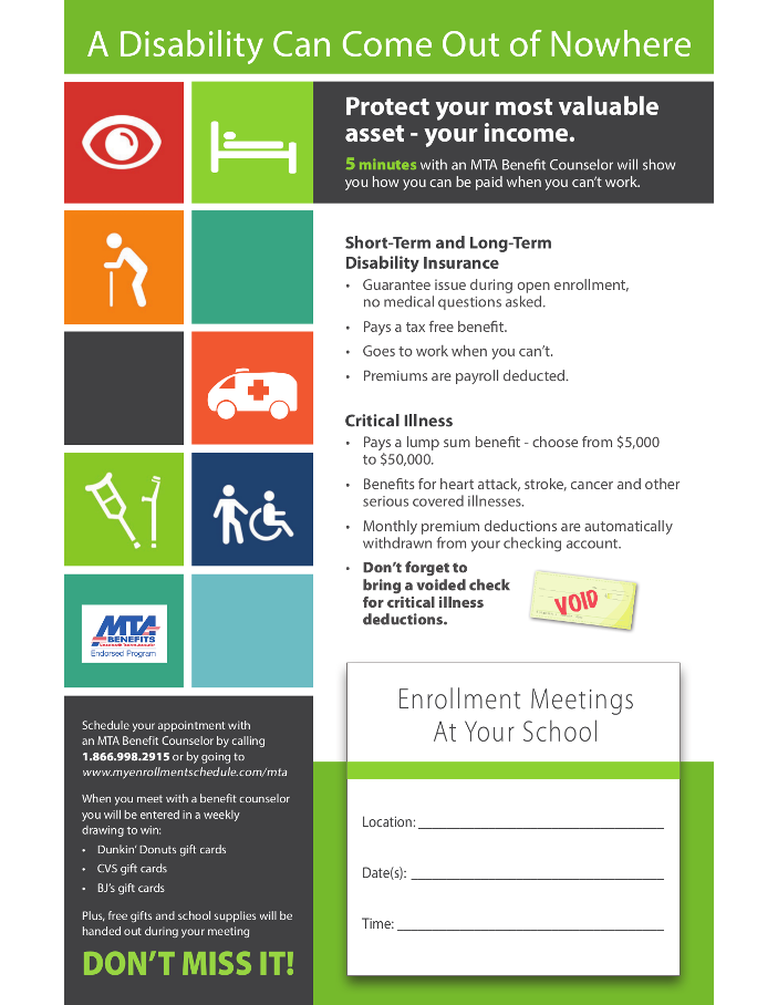 Open Enrollment Flyer Template